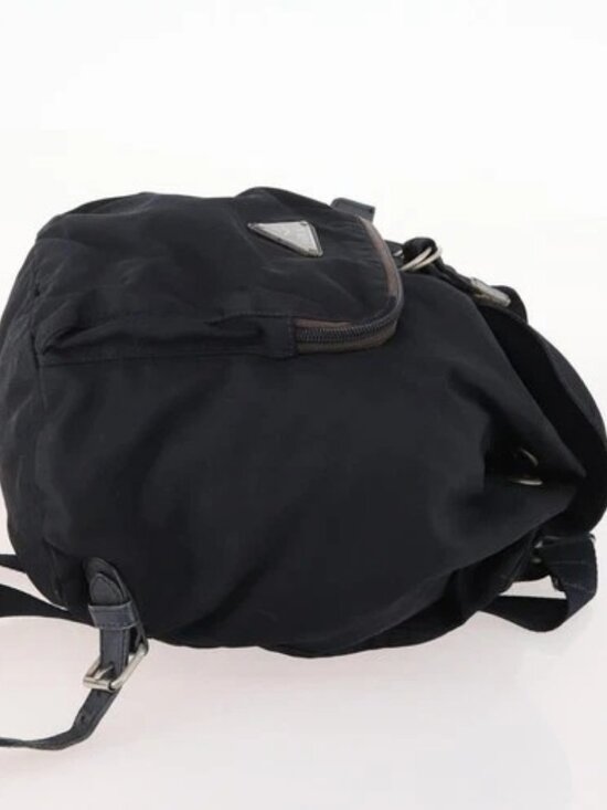 PRADA Backpack Nylon Navy Silver Auth bs33304 main image 15